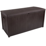 Outdoor Storage Box - 113 Gallon Lockable Deck Box for Pool Accessories, Patio Furniture Cushions, or Package Delivery for Outside by Pure Garden