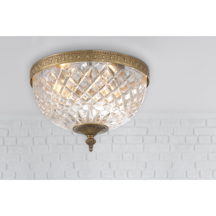Weese Glass Flush Mount