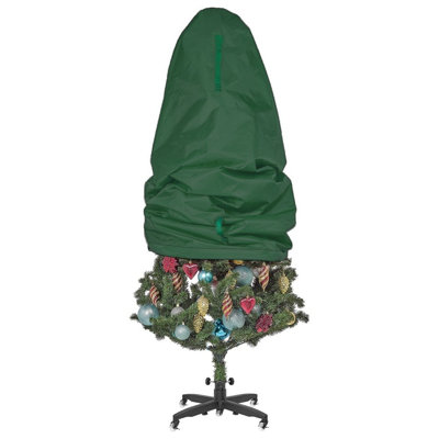 Christmas Tree Storage Bag Christmas Tree Storage Cover With Zipper Adjustable Straps Tear Storage Christmas Tree  Cover For Foot Assembled Christmas