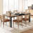 Industrial Dining Table For 6~8 People, 78.7" Long Kitchen Table, Wood Dining Table, Kitchen & Dining Room Table-173392569