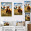 Vache contente - impressions sur toile animaux-2036002106-2036002105