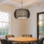 Luminaire suspendu en rotin-1246825629