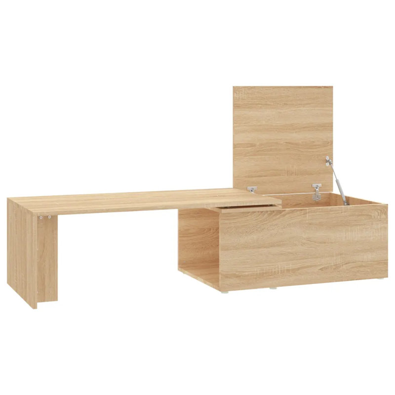 Table basse Aldos, Chêne sonoma