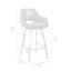 Tabouret de comptoir pivotant en similicuir et en acier inoxydable-1049330036-1049330039