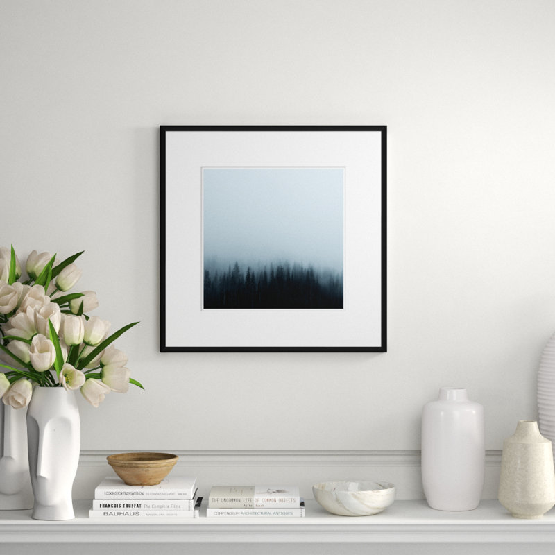 Deep Blue Landscape Giclee Print