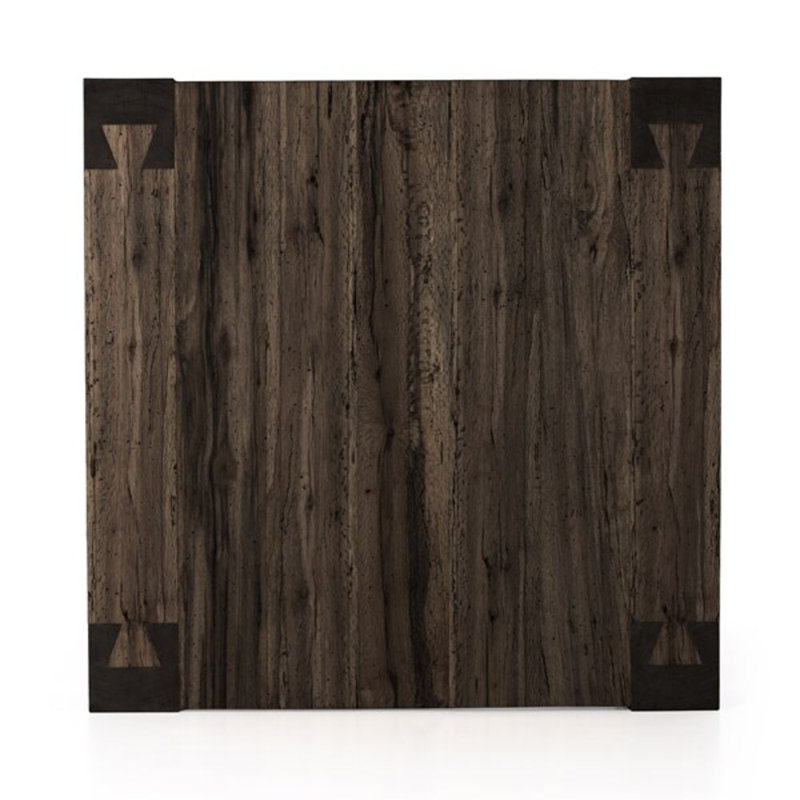 Abaso Coffee Table, Ebony Rustic Wormwood Oak