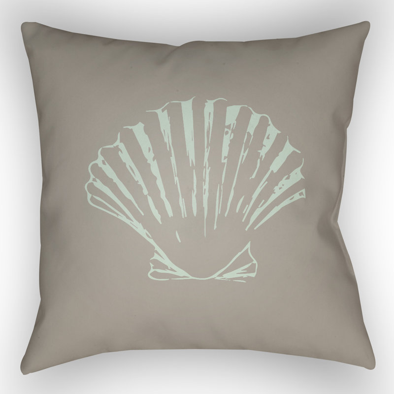 Outdoor Throw Pillow, 18" H x 18" W x 4" D, Green