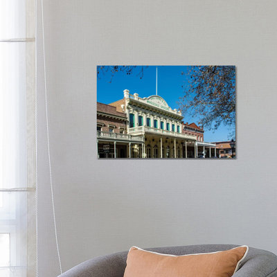 Old Sacramento Historic District I Sacramento California by Michael DeFreitas - Wrapped Canvas Print