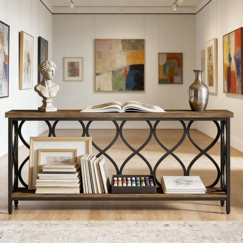 2-Tier Plant Stand,Entryway Table,Console Table,Sofa Table