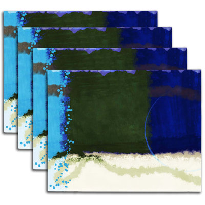 Napperon abstrait en polyester