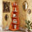 5-Tier Wall Corner Bookshelf With Heavy-Duty Storage And Adjustable Shelves For Space-Saving Organization.-490398700