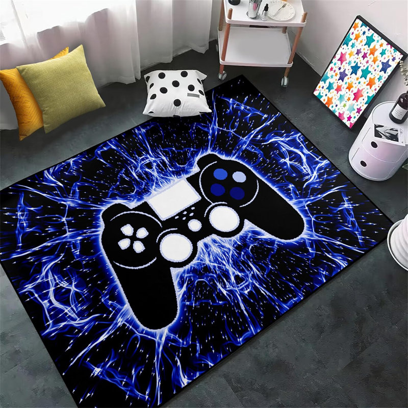 Tapis de jeu noir et bleu Hyperspace