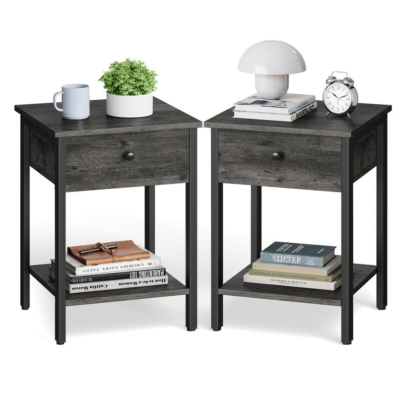 Azayla End Table Set with Storage