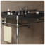 Meuble-lavabo mural en céramique 36 po avec cadre en acier inoxydable et barre à serviettes 36 po-282646934-282646928-282646931