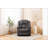 Hot Massage Manual Lounge Chair With Rocker Arms, Rotating Fabric, And Cup Holder For Ultimate Living Room Comfort-1631504015
