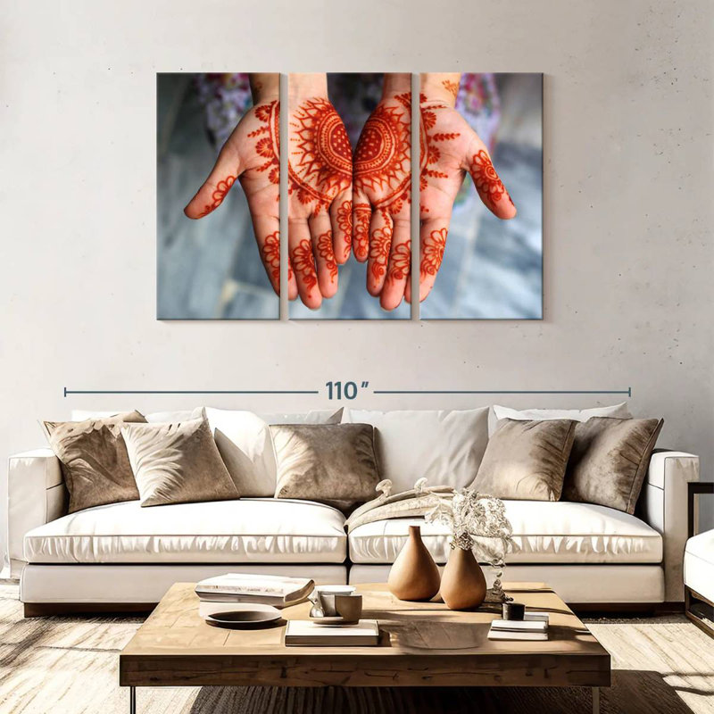 Lelend Eid Ul Fitr Mehndi, H 48 po x l 74 po