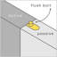Porte standard à panneaux en bois manufacturé massif préfini Mirella-93665302-93665314