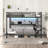 Full Xl Over Twin Metal Bunk Bed/Loft Bed With Desk, Bookshelves, Led And Usb