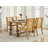 Marwood Rustic Rattan Upholstered Dining Chairs with Solid Wood Frame-117244299