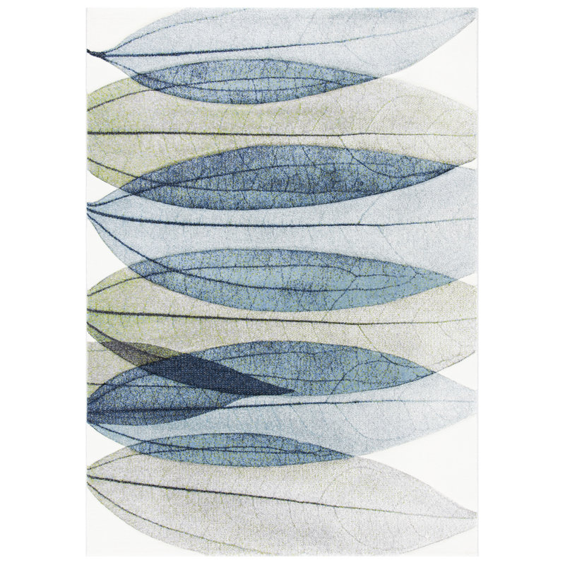 Floral Area Rug, Rectangle 201 x 274 cm