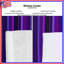 Rideaux de fenêtre à motif de rayures mauves et voilages à motif mauve - 1 panneau-419949522-419949527