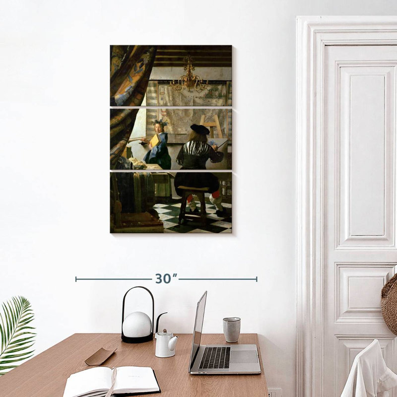 Leisha The Painter And His Model, 32" H x 20" W