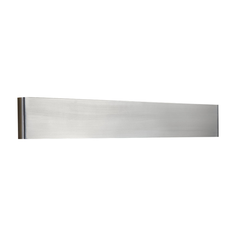 Pruter 35" LED Linear Flush Mount Wall Light, Nickel brossé