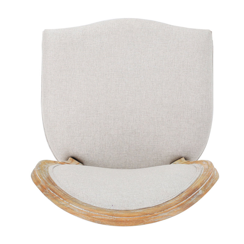 Chaises d'appoint rembourrées, Naturel, Beige