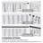 Cirila Back Tab Rod Pocket Silver Wave Curtain Panels-75185745-75185734