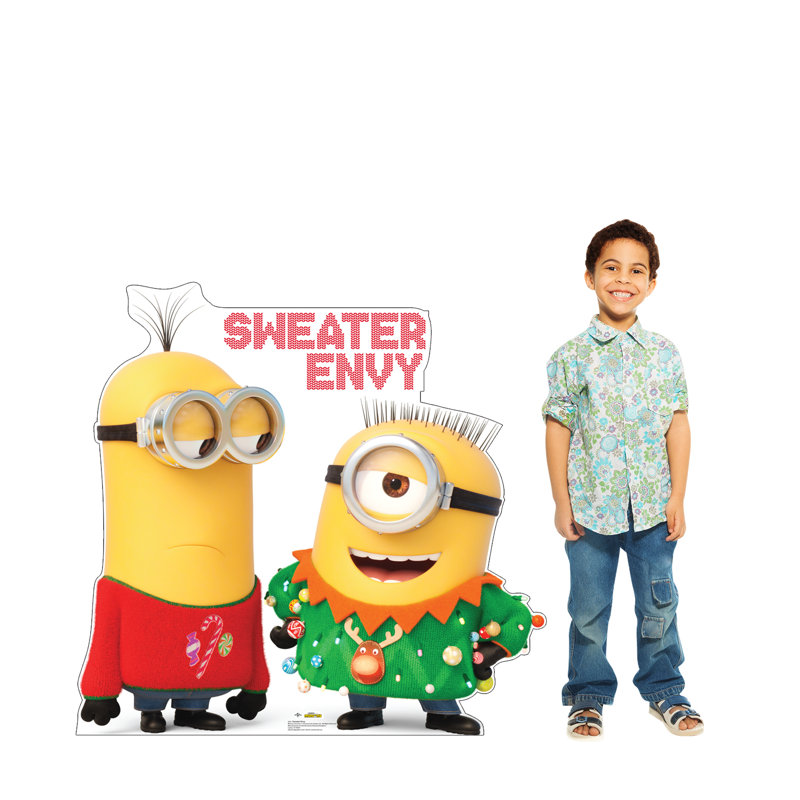 45'' Minions Sweater Envy Cardboard Standup