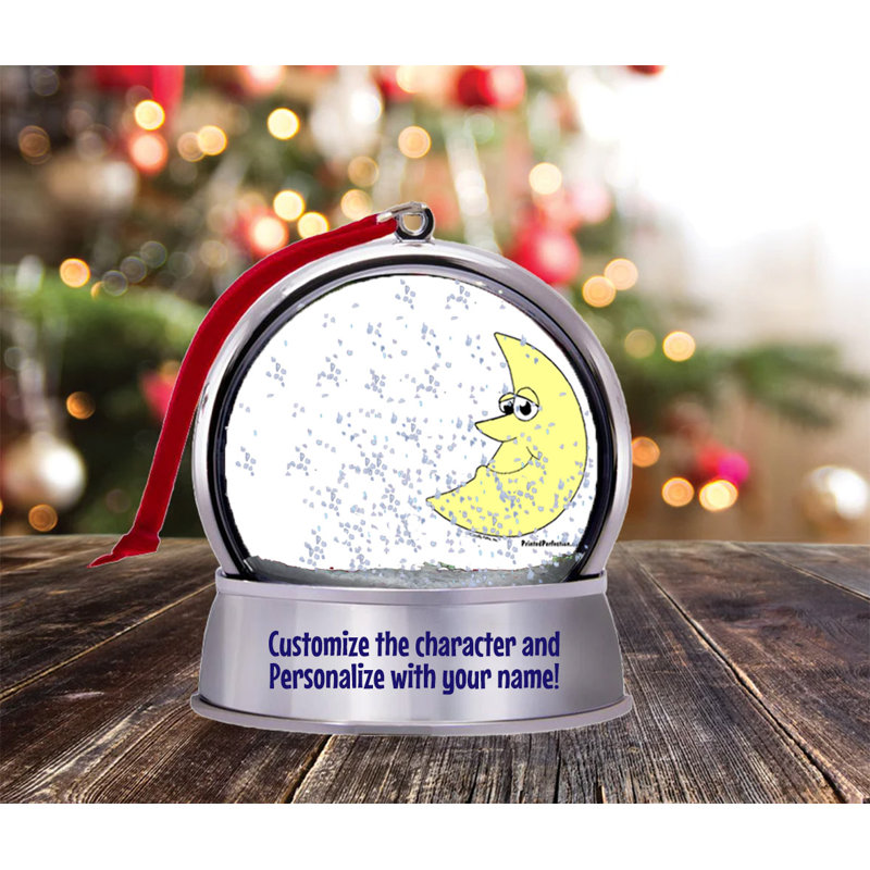 Magnet globe de neige personnalisé Mr. Folks - grand cadeau!, Oui