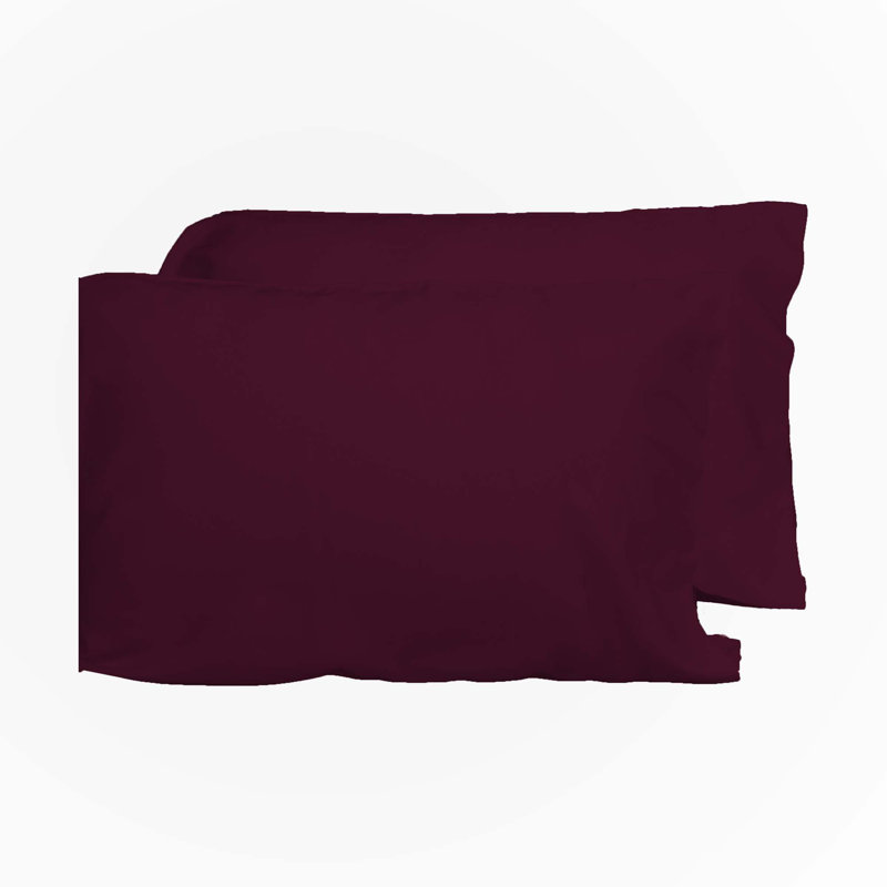Sheet Set, C.King Sheet Set w/ 1 Fitted Sheet, 2 Pillowcases, Burgundy