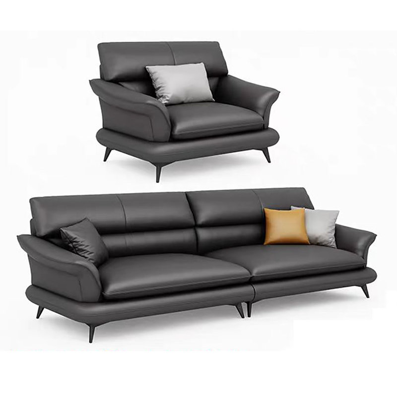 Italian comfortable simple business sofa set