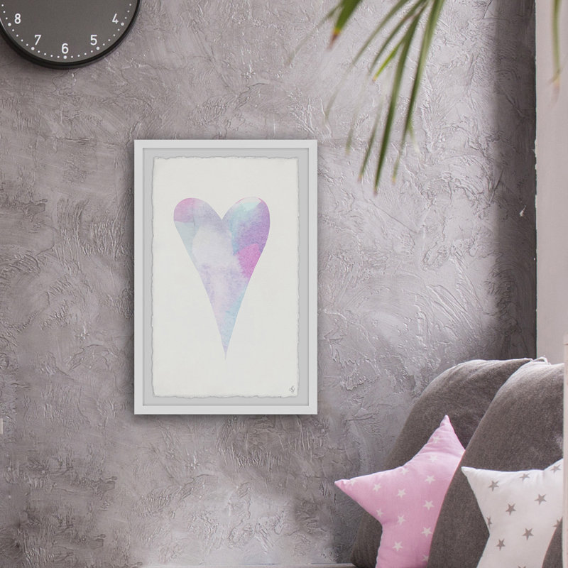 «Lydia Magical Heart», reproduction encadrée, H 18 po x l 12 po