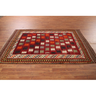 Tapis kilim à teinture végétale 5 x 8 po