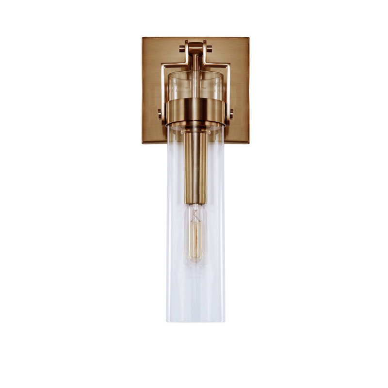 Applique murale industrielle Foxwich, Brushed Brass
