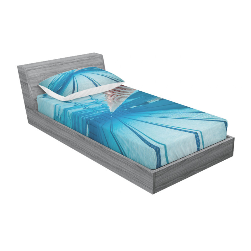 Microfiber Sheet Set, Twin Sheet Set with Fitted Sheet