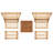 Armida Acacia 5 Piece Seating Group-88593664