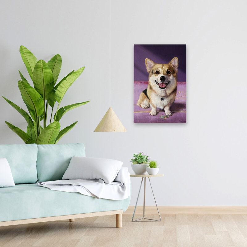 Winnie - animaux, fantaisie urbaine et pop surréalisme, H 24 po x l 16 po