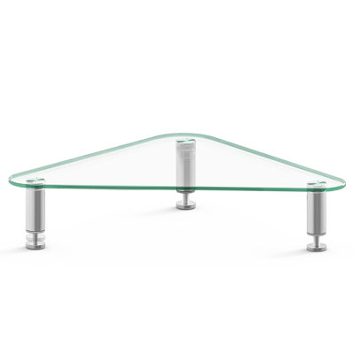 Triangle Tempered Glass Monitor Riser