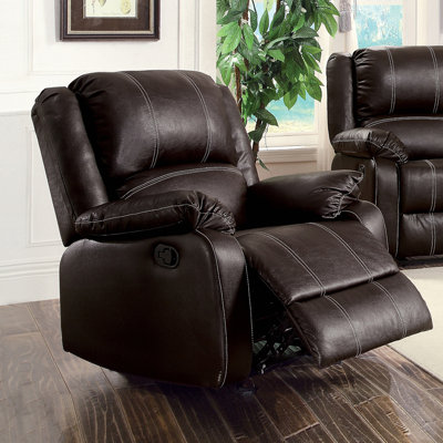 Fauteuil inclinable en cuir synthétique Zuriel