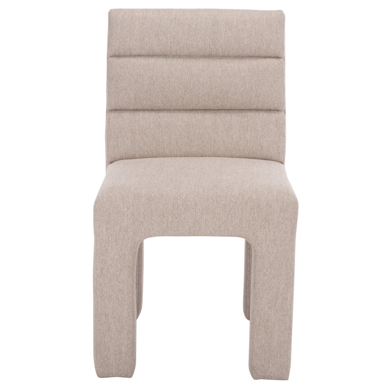 Chaise d'appoint Shepha, Lin taupe
