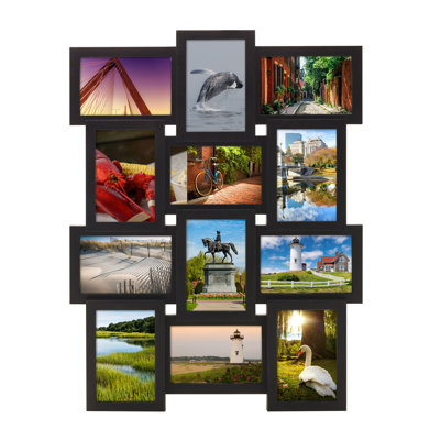 Melannco 12 Opening Photo Collage Frame
