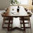 Brown Rectangle Solid Wood Dining Tables-577133989