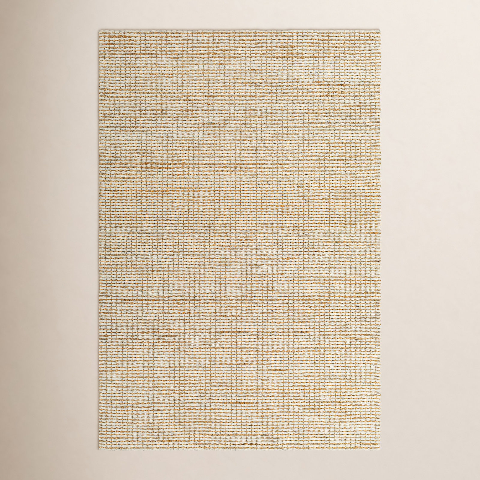 Hand-Woven Striped Jute Rug, Rectangle 8' x 10'