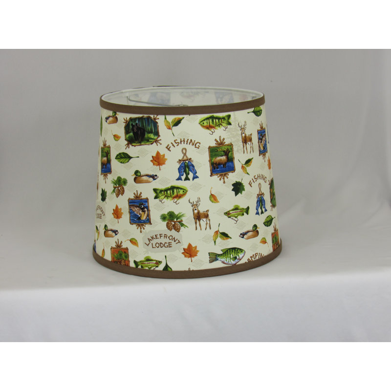 Abat-jour tambour en coton 12 po