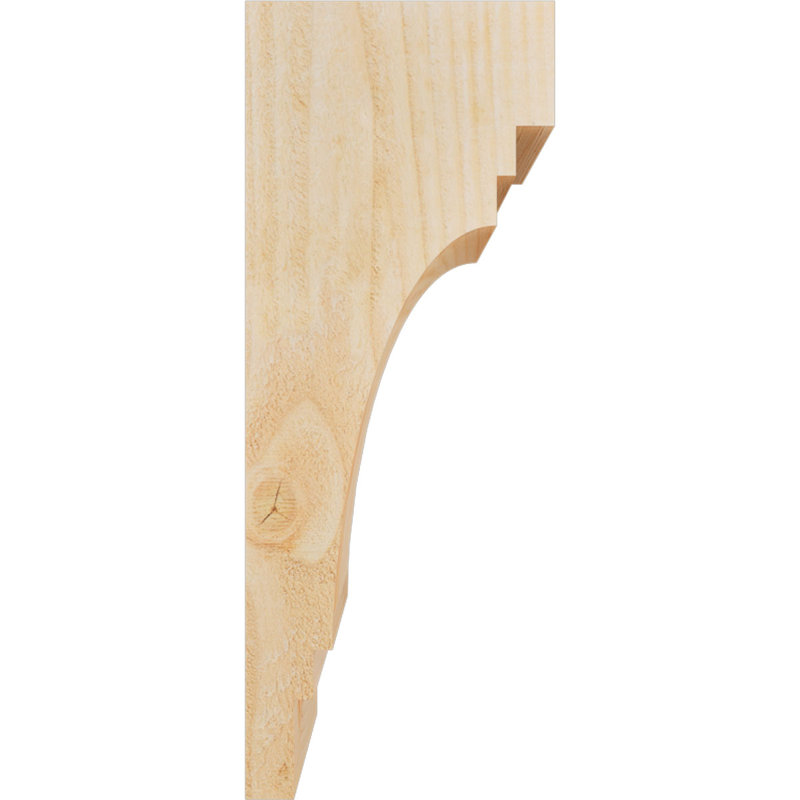 Corbeau Pescadero, H 20 po x l 6 po x P 8 po, Sapin de Douglas, Sciage brut