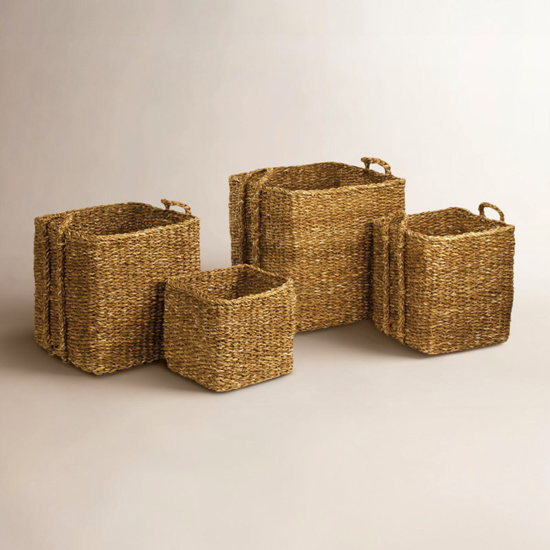 Handmade Seagrass General Basket Set