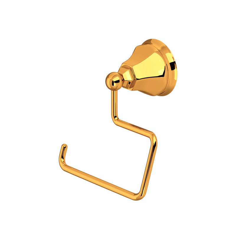 Palladian® Wall Mount Toilet Paper Holder, Italian Brass