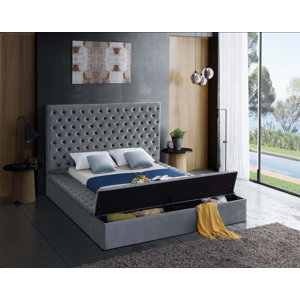 Everly Quinn Johnnay Upholstered Storage Bed & Reviews 